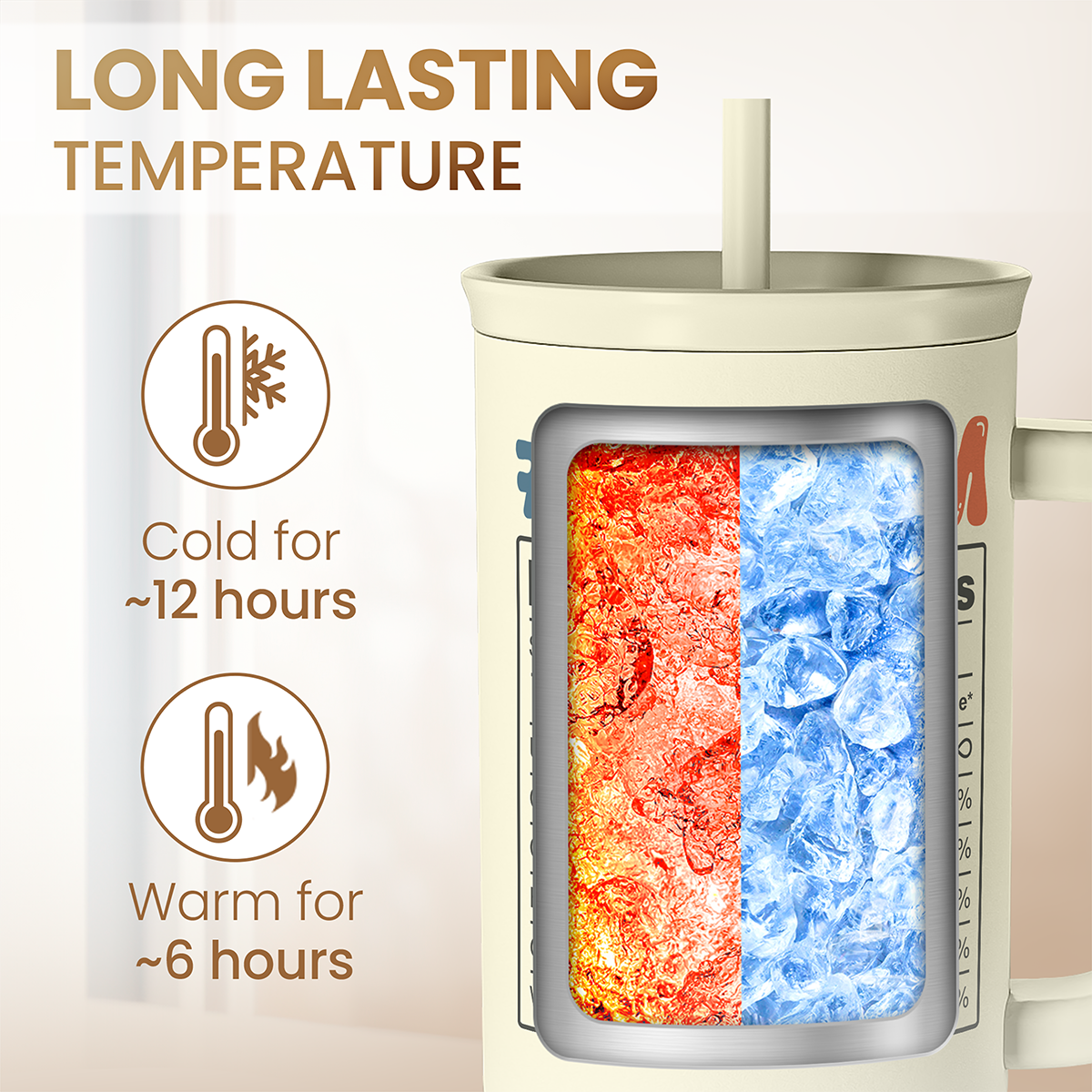 Mom Tumbler with Handle 40oz, Cool Mom Club Cup Stainless Steel Insulated Tumblers Coffee Travel Mugs, Gifts for Moms from Daughter Son, Best Mother Gift for Birthday Christmas Mothers Day