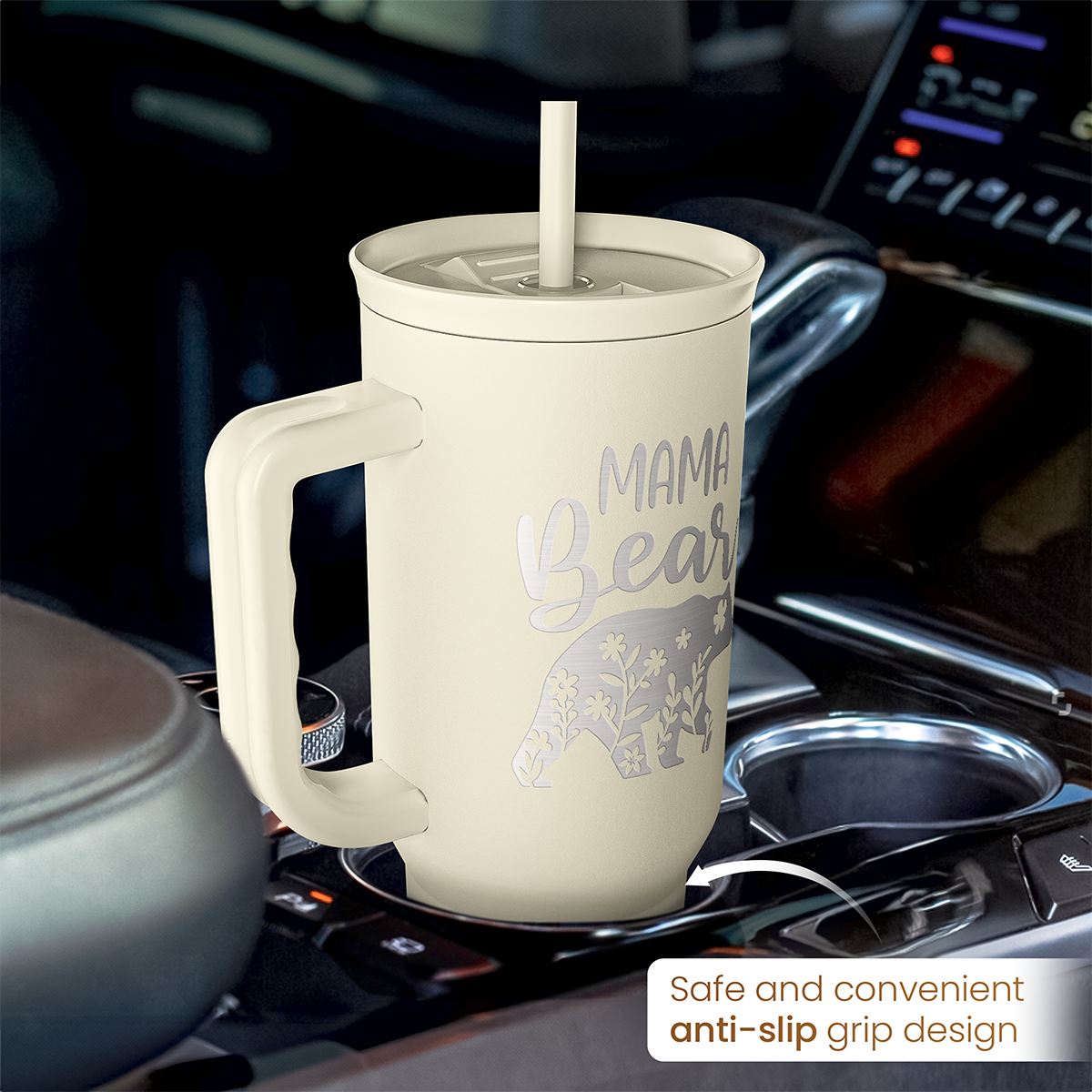 Mama Bear 40oz Tumbler with Handle